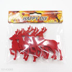 Red deer adhesive craft set/DIY non-woven decorative craft