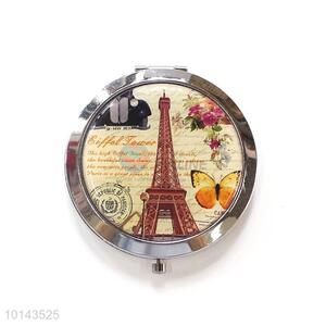 Eiffel Tower Pattern Two Sides Pocket Mirror/Compact Mirror