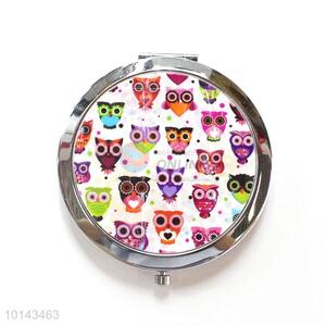 Wholesale Round Mini Two Sides Compact Pocket Mirror