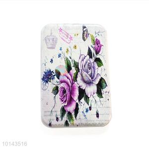 Wholesale Flower Pattern Rectangle Pocket Mirror/Compact Mirror