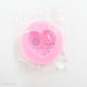 Low price funny heart shape silicone cake mould