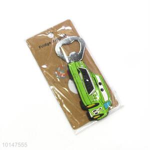 Green <em>Car</em> Shape Bottle Opener Fridge Magnet