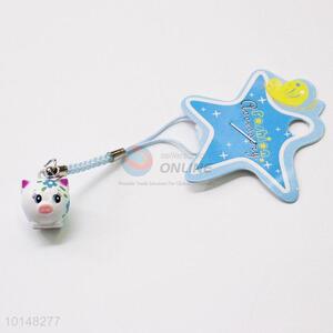 Cartoon Pig Metal Bell Mobile Phone Accessories Key Accessories