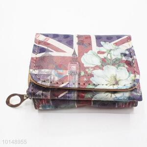 British Flag Printed Mini Wallet Ladies' PU Leather Clutch Bag Card Holders