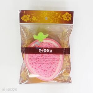 Wholesale custom strawberry bath shower sponge