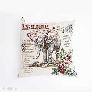 Factory High Quality Elephant Design Square Pillow