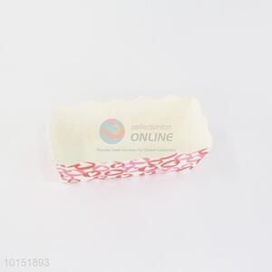 Newest design rectangular paper cakecup cups wholesale