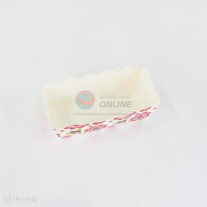 Promotional rectangular paper cakecup cups wholesale