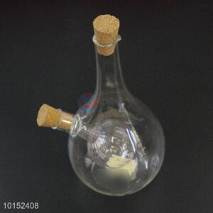 Creative Oil and Vinegar Cruet Soy Sauce Vinegar Bottle With Inner Bottle Round Shaped Seasoning Bottle