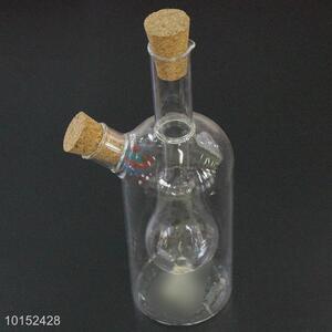 Creative Glass Wine Bottle Shaped Oil and Vinegar Cruet Soy Sauce Vinegar Bottle Seasoning Bottle