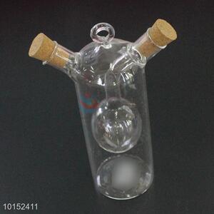Glass Creative Oil and Vinegar Cruet Soy Sauce Vinegar Inner Bottle Round Shaped Seasoning Bottle