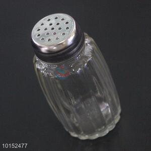 Practical Kitchen Tool Square Glass Condiment Bottle
