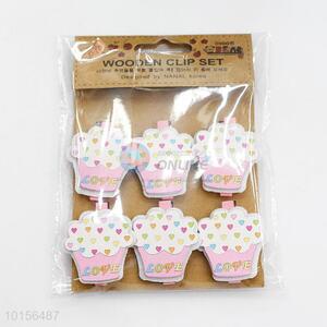 Pretty Cute Cupcake Shaped Clip Set Decorative Photo Clip