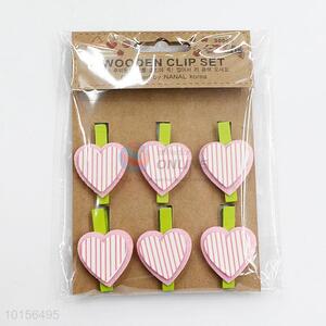 Latest Design Heart Shaped Clip Set Decorative Photo Clip