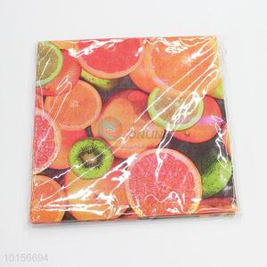 Fruit printed paper napkins serviettes