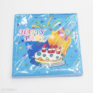 New birthday party raw materials paper napkin