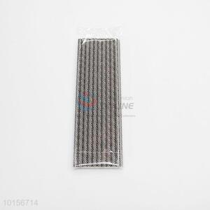 New food grade black party paper straw