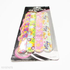 4pcs Floral Nail Files Set