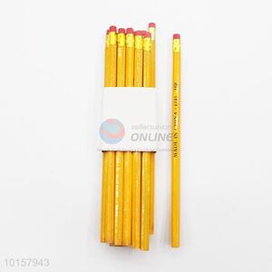 12 Pieces/Bag New Arrivals Wooden Pencil with Eraser
