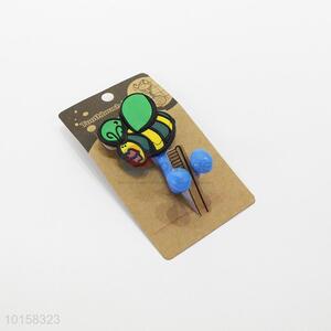 Competitive price bee shaped pvc sucker toothbrush holder