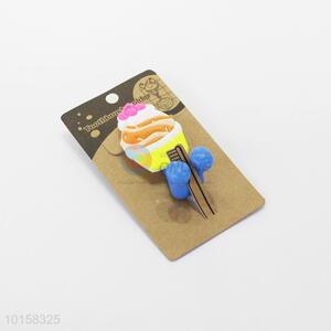 Cute cheap cupcake shaped pvc sucker toothbrush holder