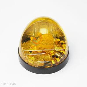 Gold acrylic tortoise penholder/pencil holder