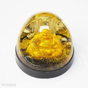 Gold acrylic Buddha penholder/pencil holder
