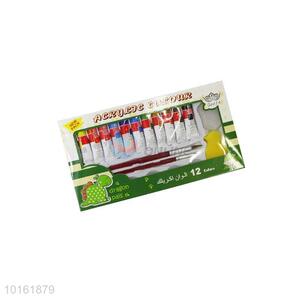 Professional Aluminium Tube Acrylic Colours Paint With Brush