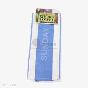 High sale best daily use blue&white tea towel
