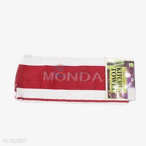 Great popular low price fashion red&white tea towel