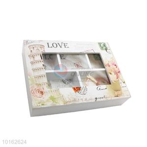 Promotional cheap five grids gift box