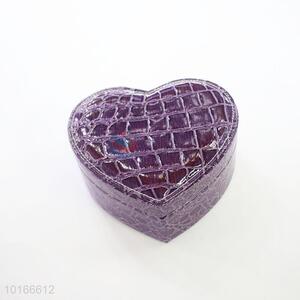 Cheap Price Purple Heart-shaped Jewlery Box/Case