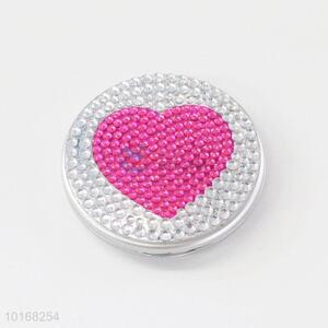 Round Folded Mini Cosmetic Mirror Pocket Mirror For Wholesale