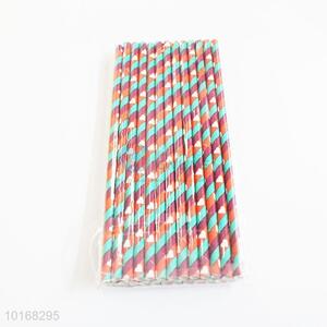 New Design Creative Paper Straws/Suckers Set For Party Use