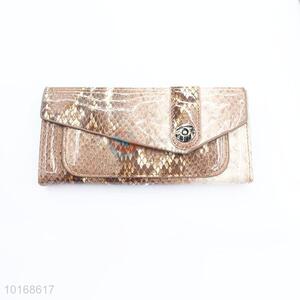 Chic Long Style Zipper PU Wallet for Lady