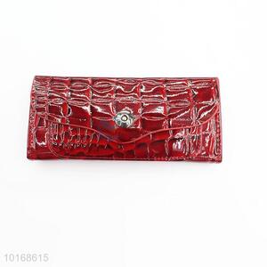 Shinny women pu leather wallet party clutch bag