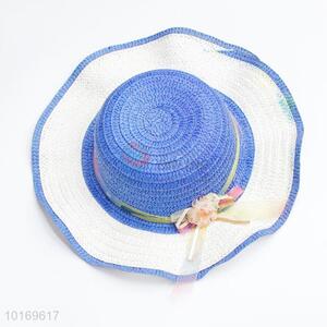 Wholesale delicate kids straw hat/sun hat