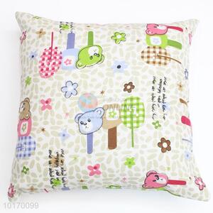 Cute design cushion cover with single-side printing