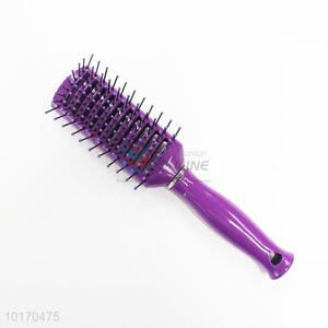 Wholesale Nice Purple Massage Beauty Plastic Comb for Women