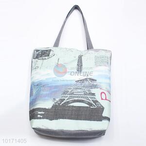 Hot sale Eiffel Tower shopping bag/tote bag/hand bag