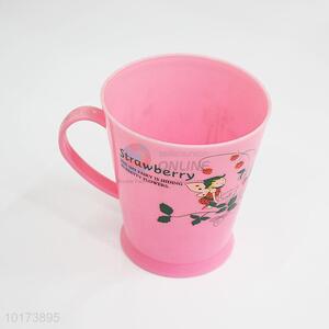 Fashion Style Plastic Cup Drink Cup with Handle