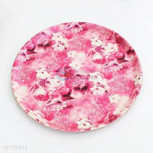 China Factory  Round Shaped Serving Trays ABS Service Salver