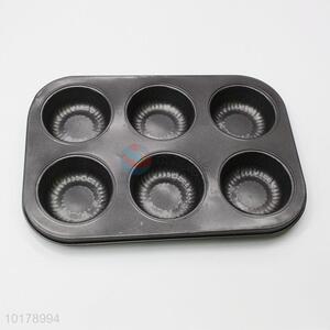 Hot Products Sell Online Promotional 6 Hole Cake Mould Non-stick Bakeware