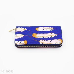 Cute Leather Pattern Purse&Wallet for Ladies with Zipper