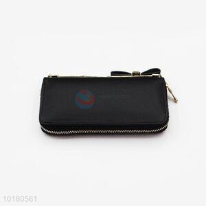 Good Quality Black Purse&Wallet for Ladies with Zipper