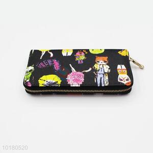 Cool Cat Pattern Purse&Wallet for Ladies