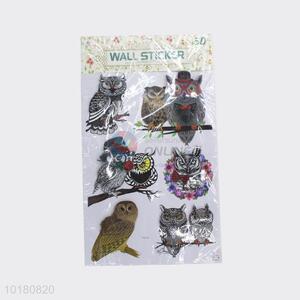 New Creative Owl 5D Wall Poster Wall Sticker For Room Decoration