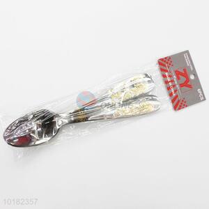 6 Pieces/ Bag Low Price Wholesale Stainless Steel Single Handle Spoons