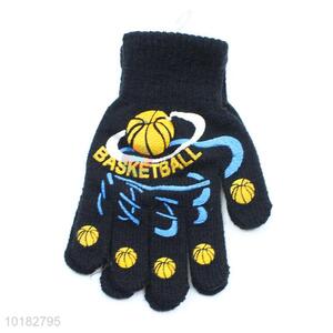 New arrival black warm boy gloves