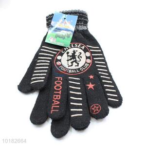 Wholesale black winter warm dacron gloves